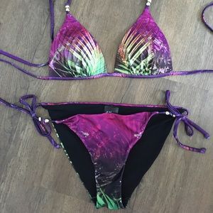 H&M jungle themed bikini set
